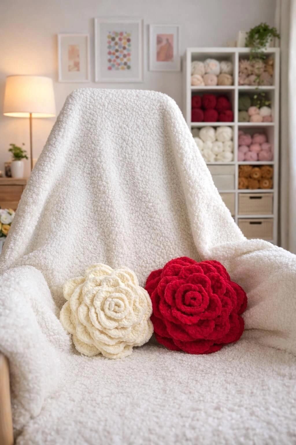 Подушка Роза